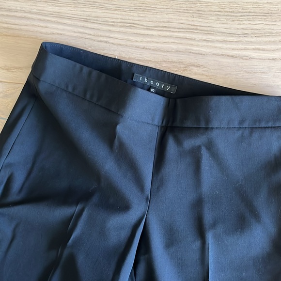 Theory Wool Black Dress Pants size 00. NWT - Picture 2 of 9